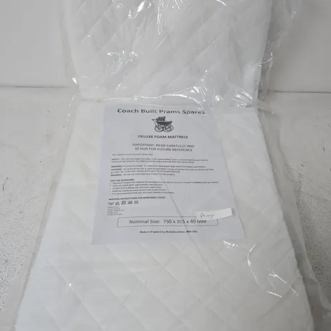 DELUXE FOAM MATTRESS FOR PRAM