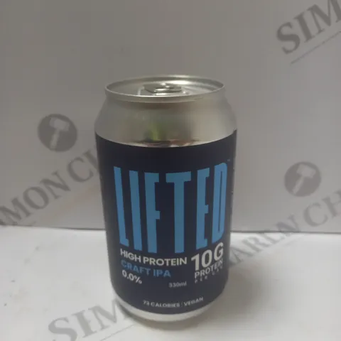 BOX OF 11 LIFTED HIGH PROTEIN 0.0% CRAFT IPA CANS - 11 X 330ML