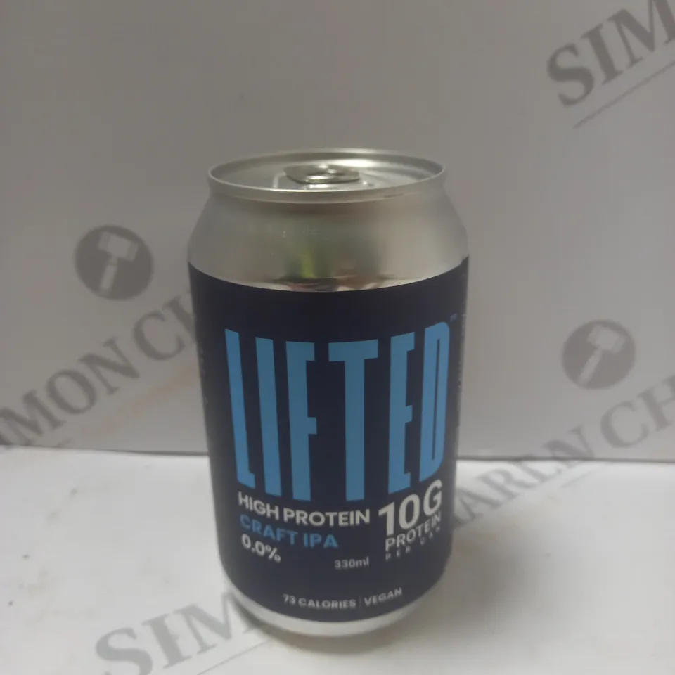 BOX OF 11 LIFTED HIGH PROTEIN 0.0% CRAFT IPA CANS - 11 X 330ML
