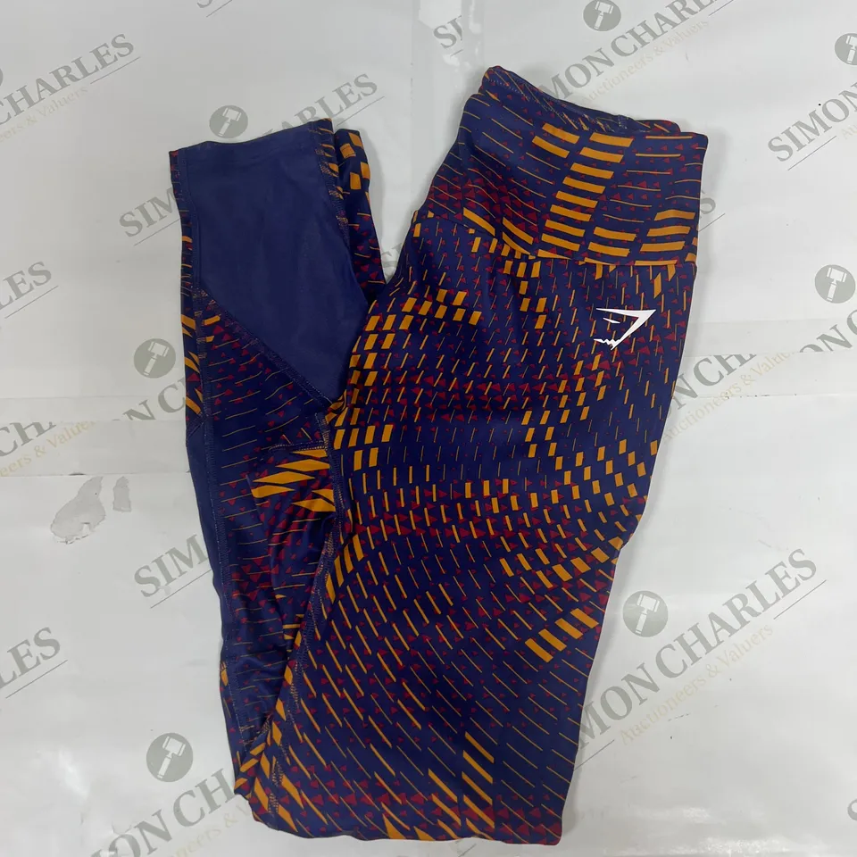 GYMSHARK SPORT RUNNING LEGGINGS IN NEPTUNE PURPLE SIZE M