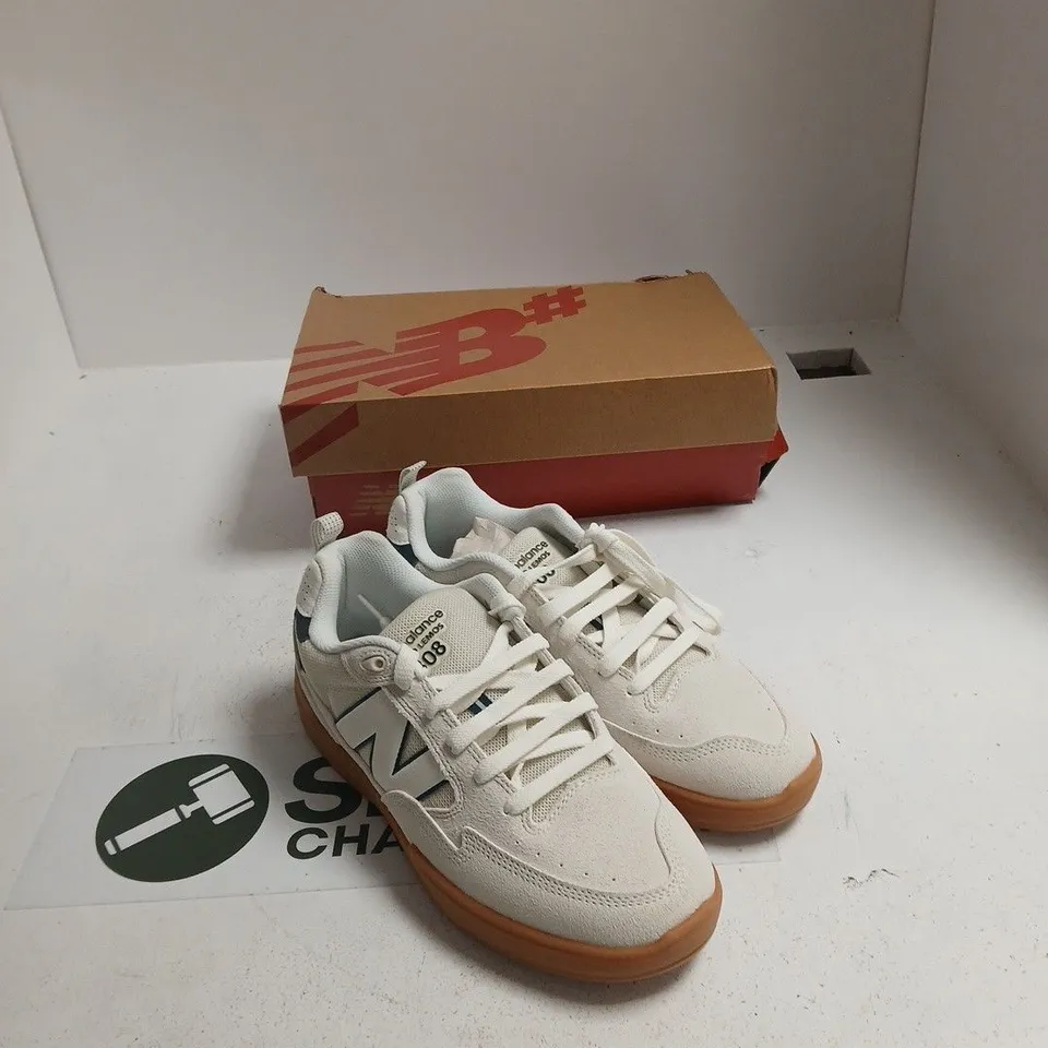 NEW BALANCE NUMERIC 808L TIAGO LEMOS – WHITE/ GUM SOLE (UK 10.5)