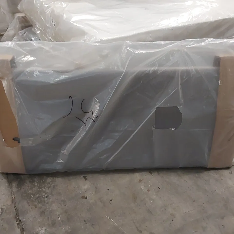 BAGGED PARIS 90CM FABRIC HEADBOARD IN GREY