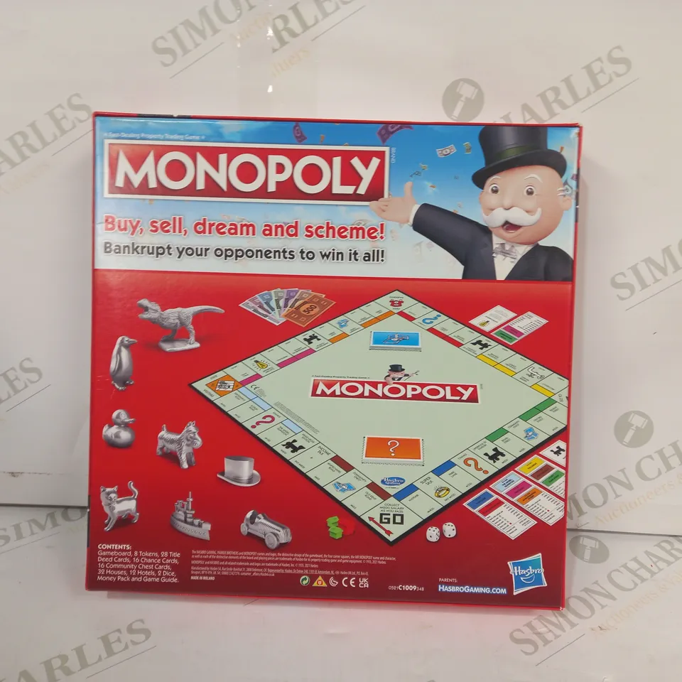 HASBRO GAMING MONOPOLY BOARD GAME
