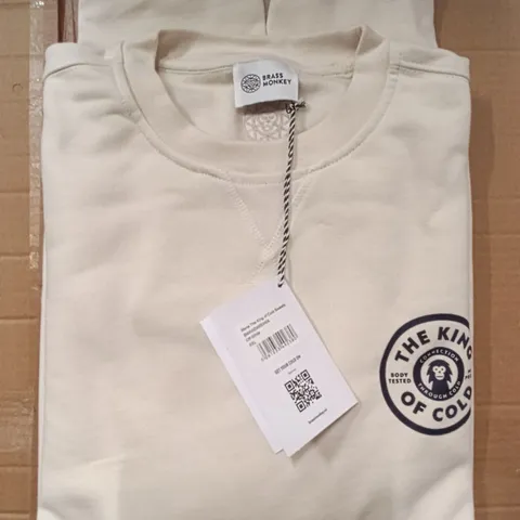 BRAND NEW BRASS MONKEY SWEATS - OFF WHITE SIZE XXL APPROXIMATELY 5