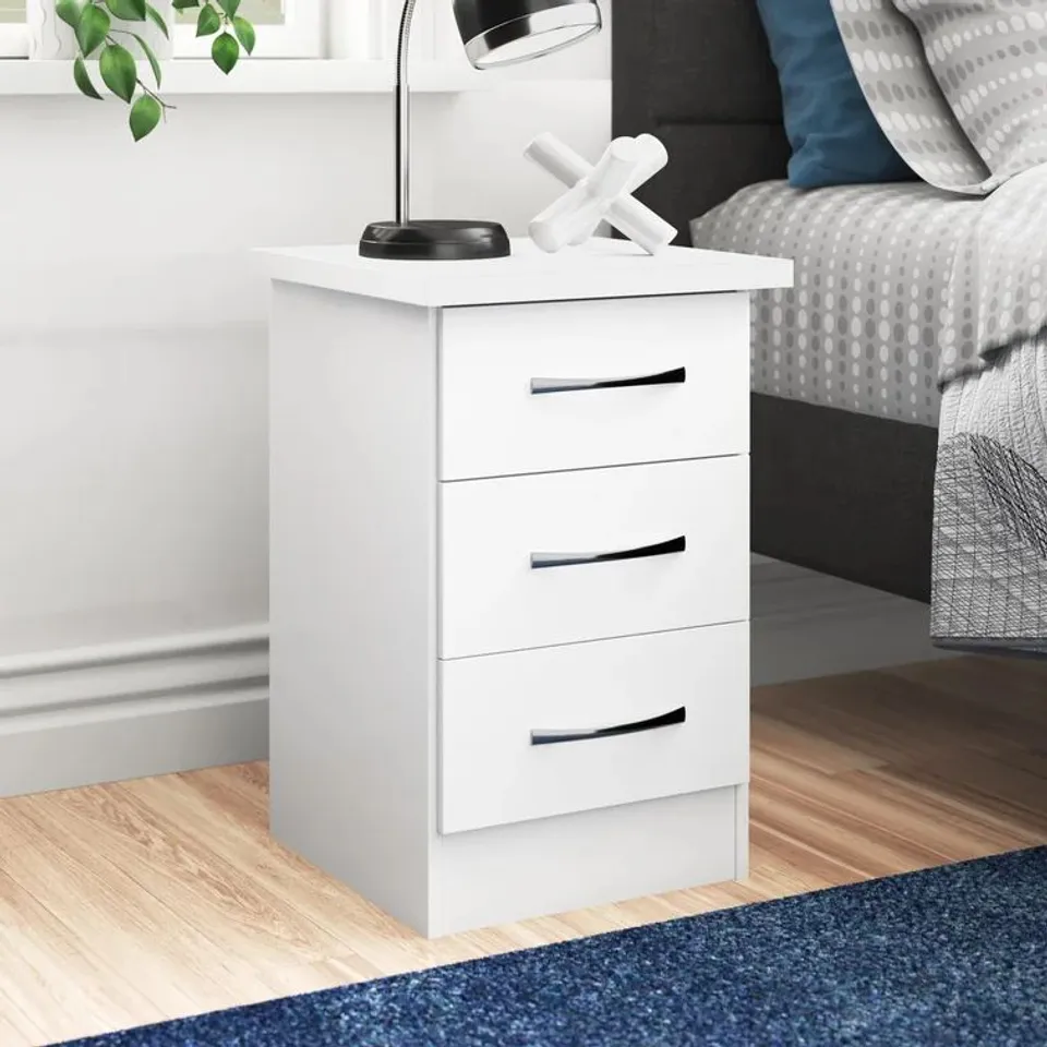 BOXED CASCIO MANUFACTURED WOOD BEDSIDE TABLE (1 BOX)