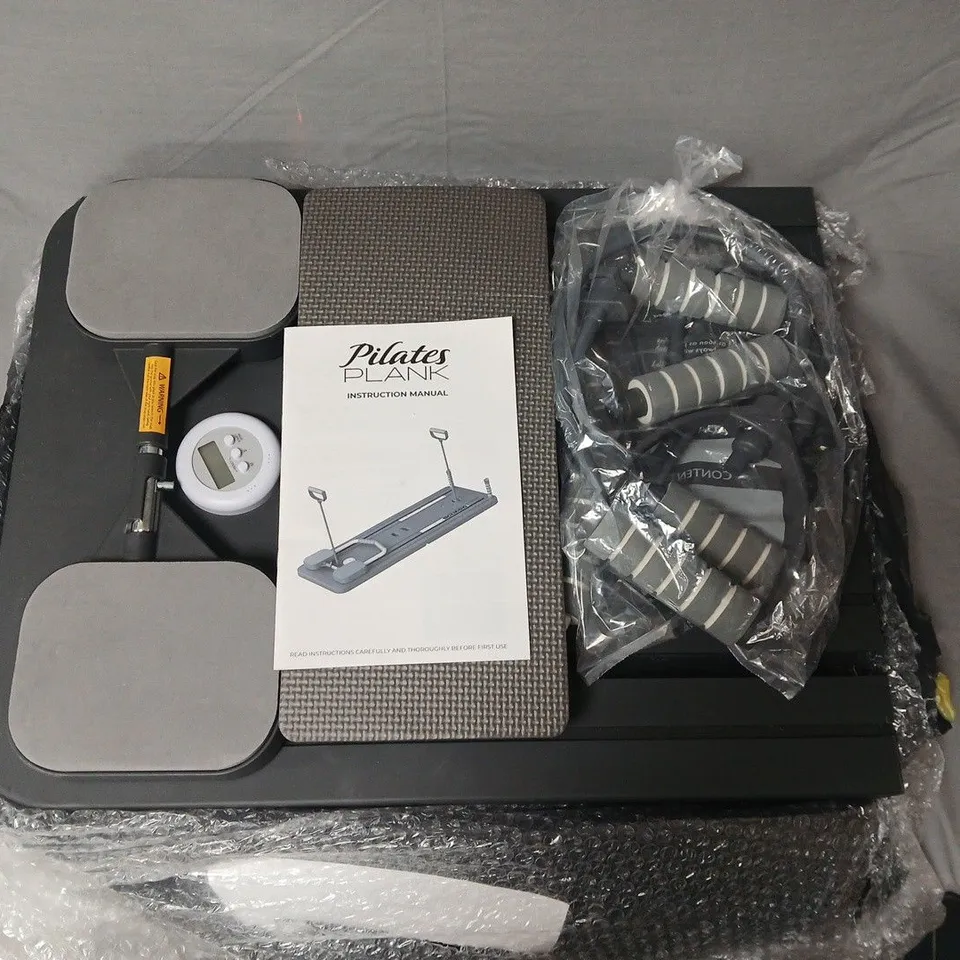 Pilates Plank Exercise Machine with Instruction Manual