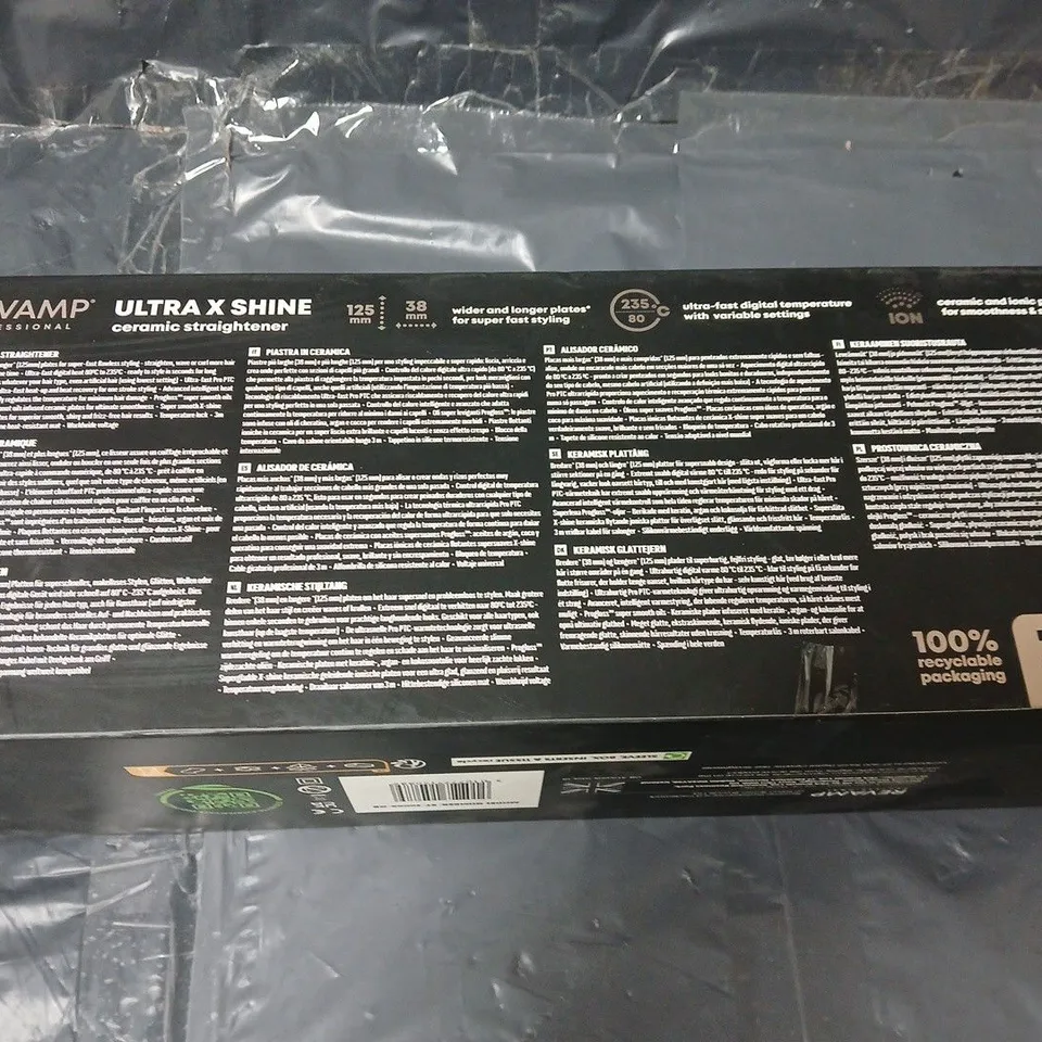 Revamp Professional Ultra X Shine Ceramic Hair Straightener