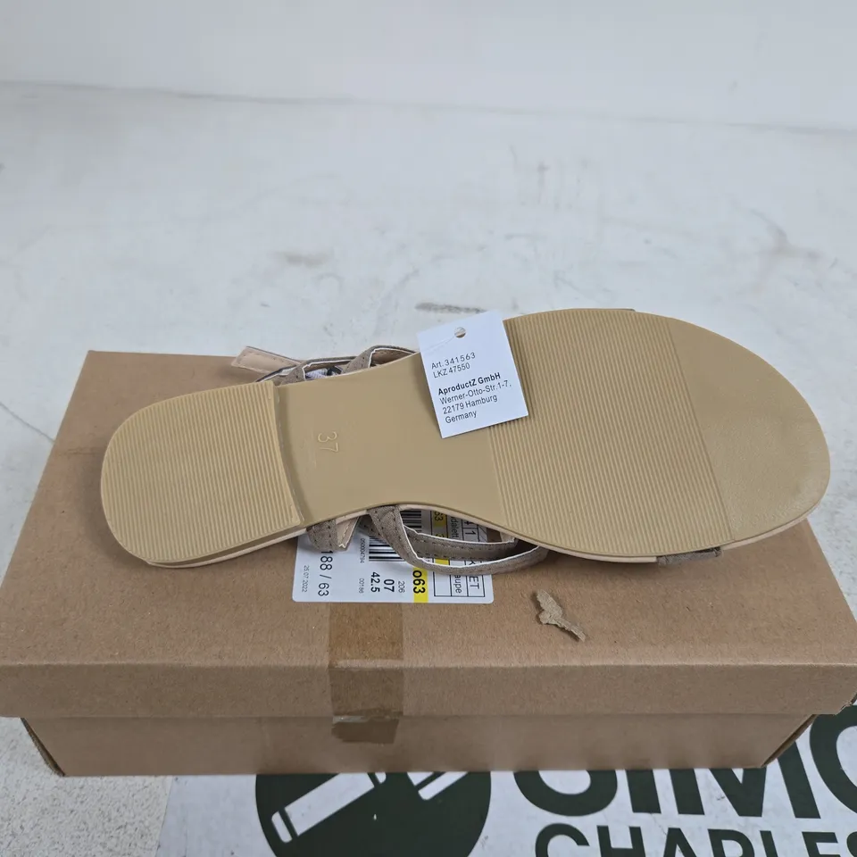 CITY WALK SANDALS BROWN SIZE 37 BOXED