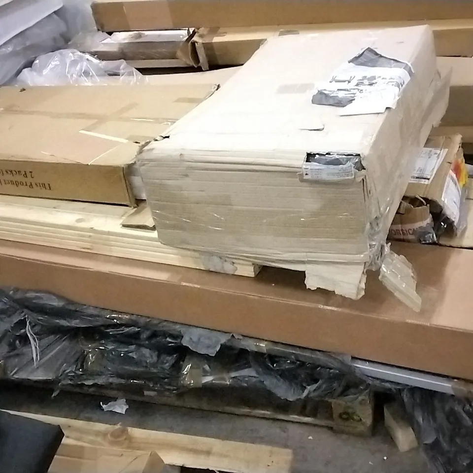 PALLET OF ASSORTED FURNITURE PARTS