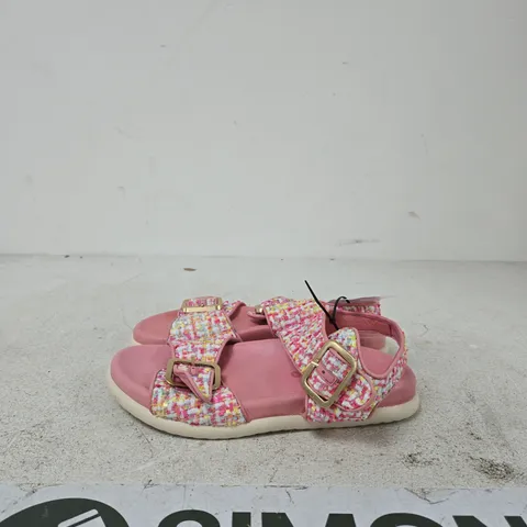 ADESSO PINK WOVEN SANDALS WITH BUCKLES EU SIZE 40