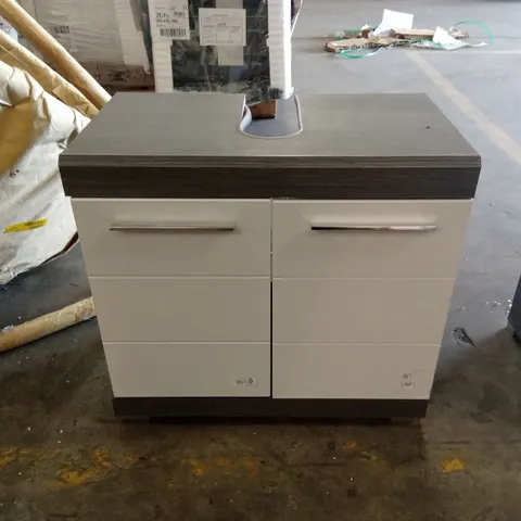 DESIGNER 2-DOOR BATHROOM VANITY UNIT