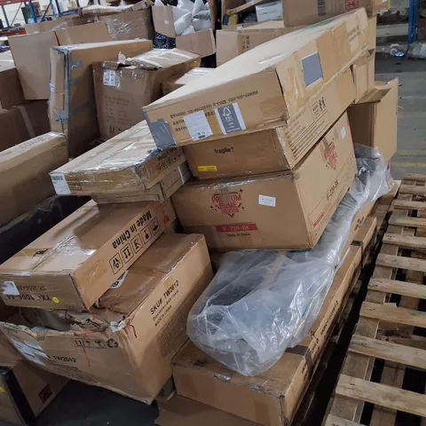 PALLET CONTAINING ASSORTED FLATPACK FURNITURE PARTS
