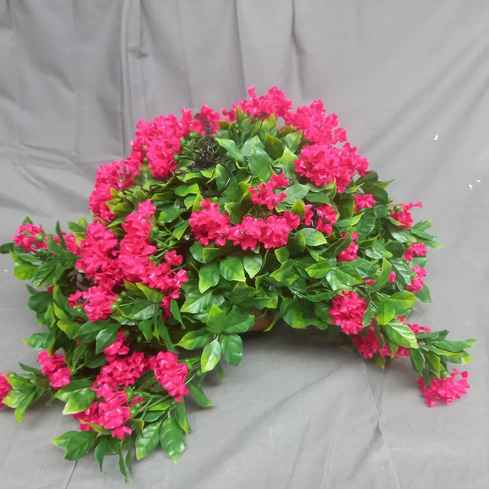 GARDEN REFLECTIONS PRE-LIT FAUX FLORAL CREPE MYRTLE DECOR