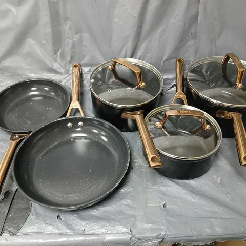 NINJA 5PC PAN SET IN BLACK - COLLECTION ONLY