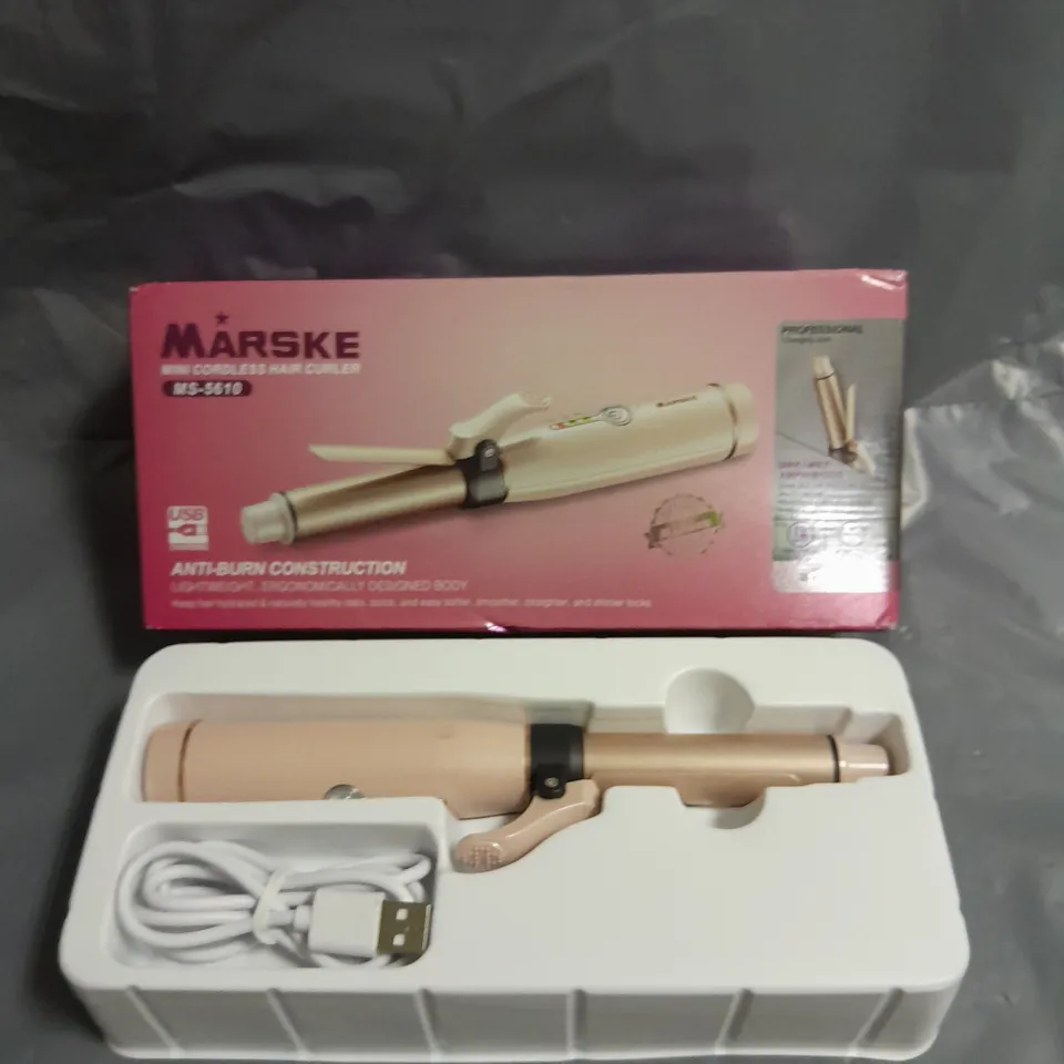MARSKE MINI CORDLESS HAIR CURLER MS-5610