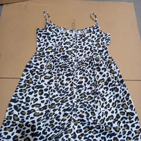 BOX OF 10 X KINTSUGI LEOPARD PRINT DRESS TOPS DIFFERENT SIZES