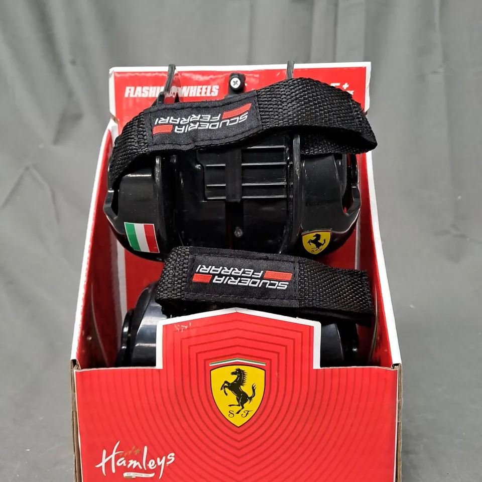 HAMLEYS SCUDERIA FERRARI FLASHING WHEELS