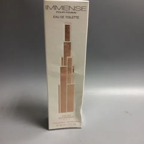 NEW AND SEALED SCHERRER PARIS IMMENSE POUR FEMME EAU DE TOILETTE SPRAY 30ML
