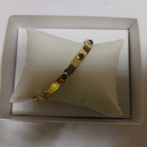 MALIKA SEMI PRECIOUS BEZEL SET BANGLE