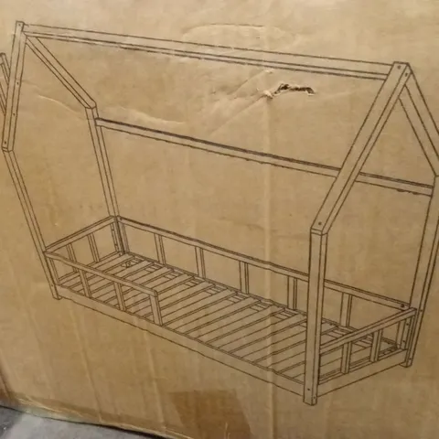 BOXED HOUSE BED 3FT SINGLE - WHITE (1 BOX)