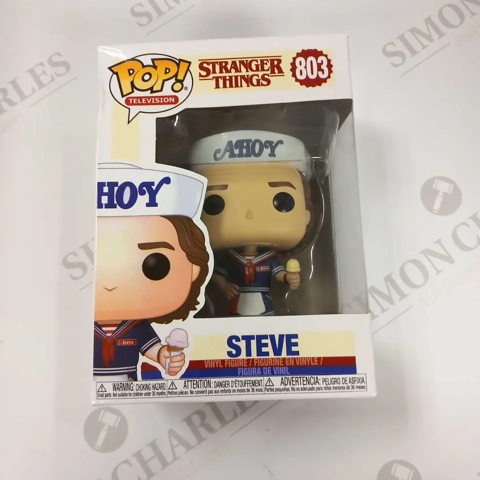 BOXED POP TELEVISION STRANGER THINGS 803 STEVE VINYL FIGURE