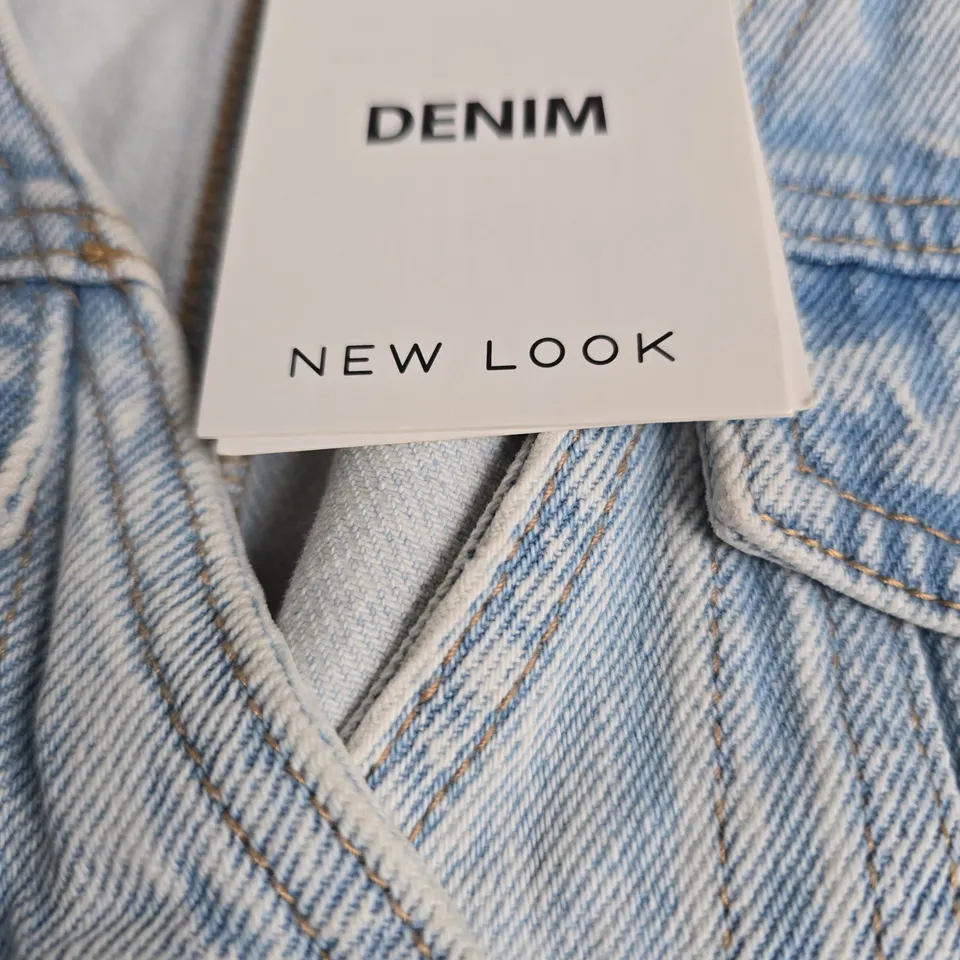 NEW LOOK DENIM VEST – WOMEN'S SLEEVELESS JACKET, UK 16 (EU 44)