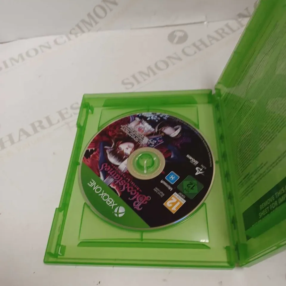 XBOX ONE BLOODSTAINES RITUAL OF THE NIGHT 