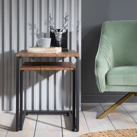 BOXED ALODIE 2 PIECE SIDE TABLE SET 