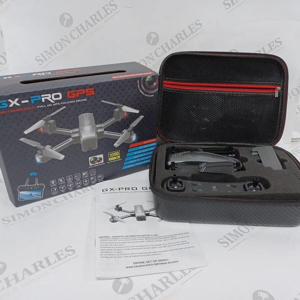 BOXED GX-PRO ULTRA HD PRO FOLDING DRONE 