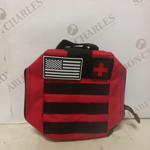 UNBRANDED RED AMERICAN MEDICAL POUCH