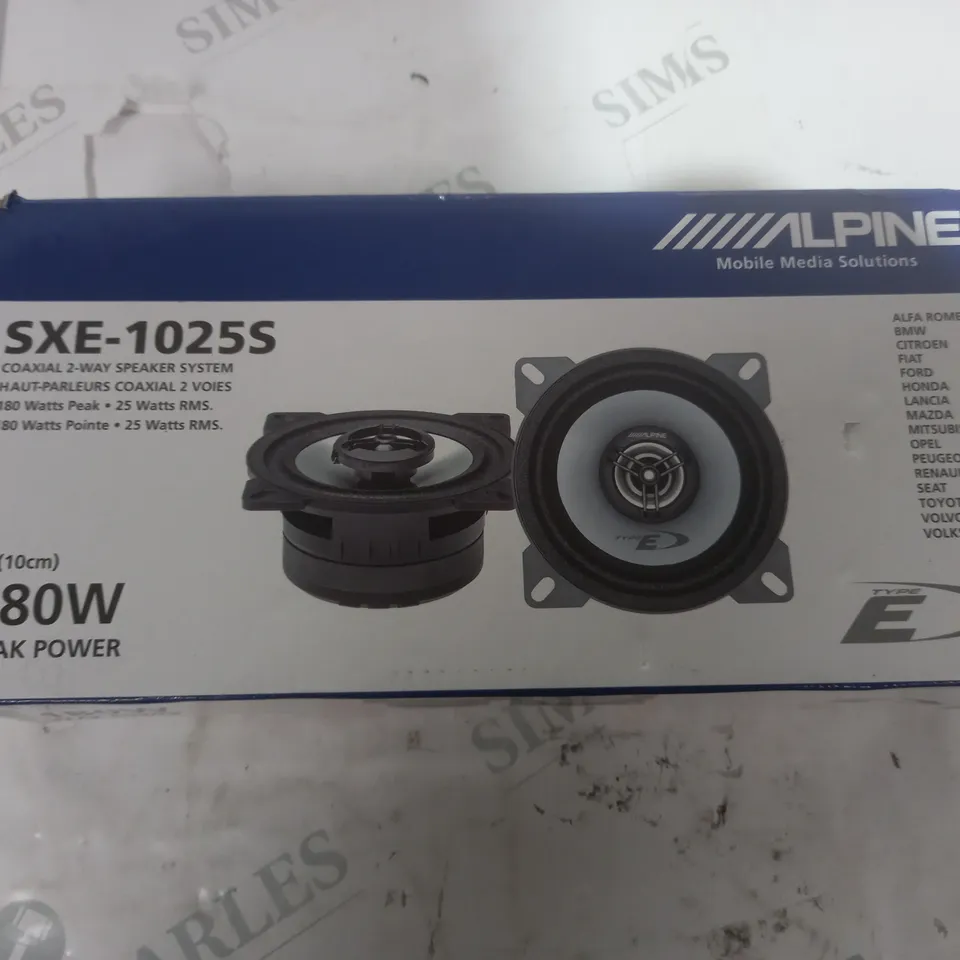 BOXED SXE-1025S SPEAKERS 