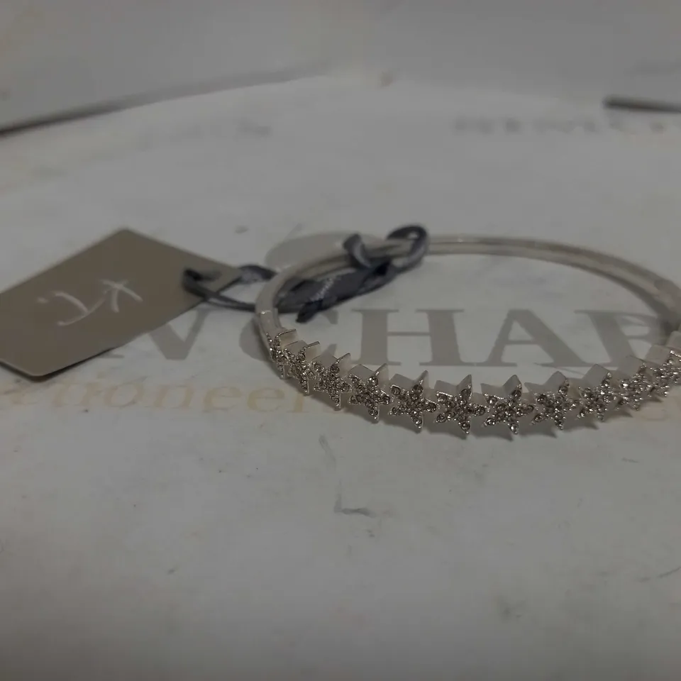 KATE THORNTON SILVER DELICATE STAR SPARKLY BRACELET RRP £55