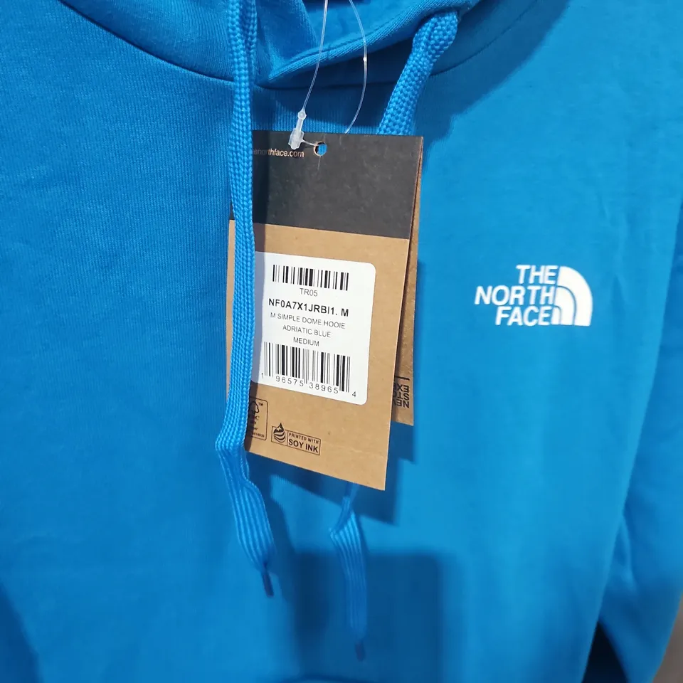 THE NORTH FACE MEN'S HOODIE – ADRIATIC BLUE, UK M