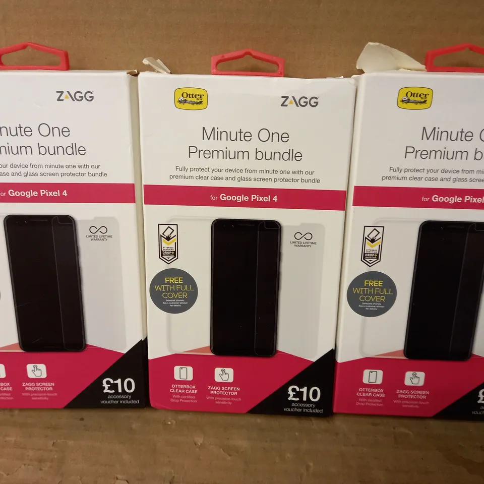LOT OF 3 MINUTE ONE PREMIUM BUNDLES FOR GOOGLE PIXEL 4