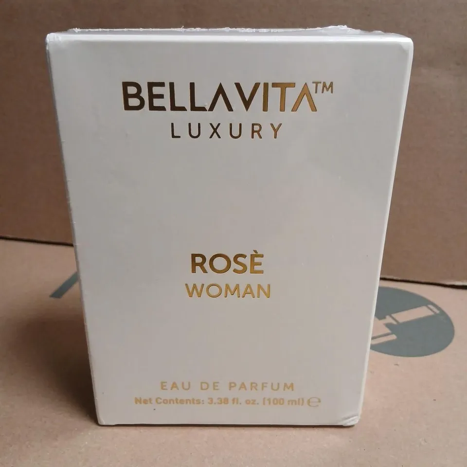 BOXED AND SEALED BELLAVITA LUXURY ROSE WOMAN EAU DE PARFUM 100ML