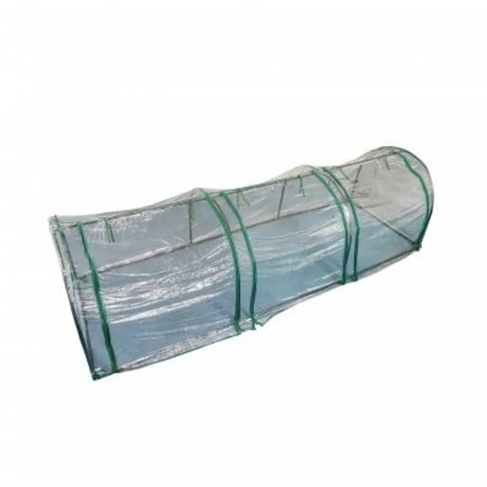 BOXED OYPLA LARGE 3M TUNNEL GROWHOUSE GARDEN PLANT GREENHOUSE WITH PVC COVER