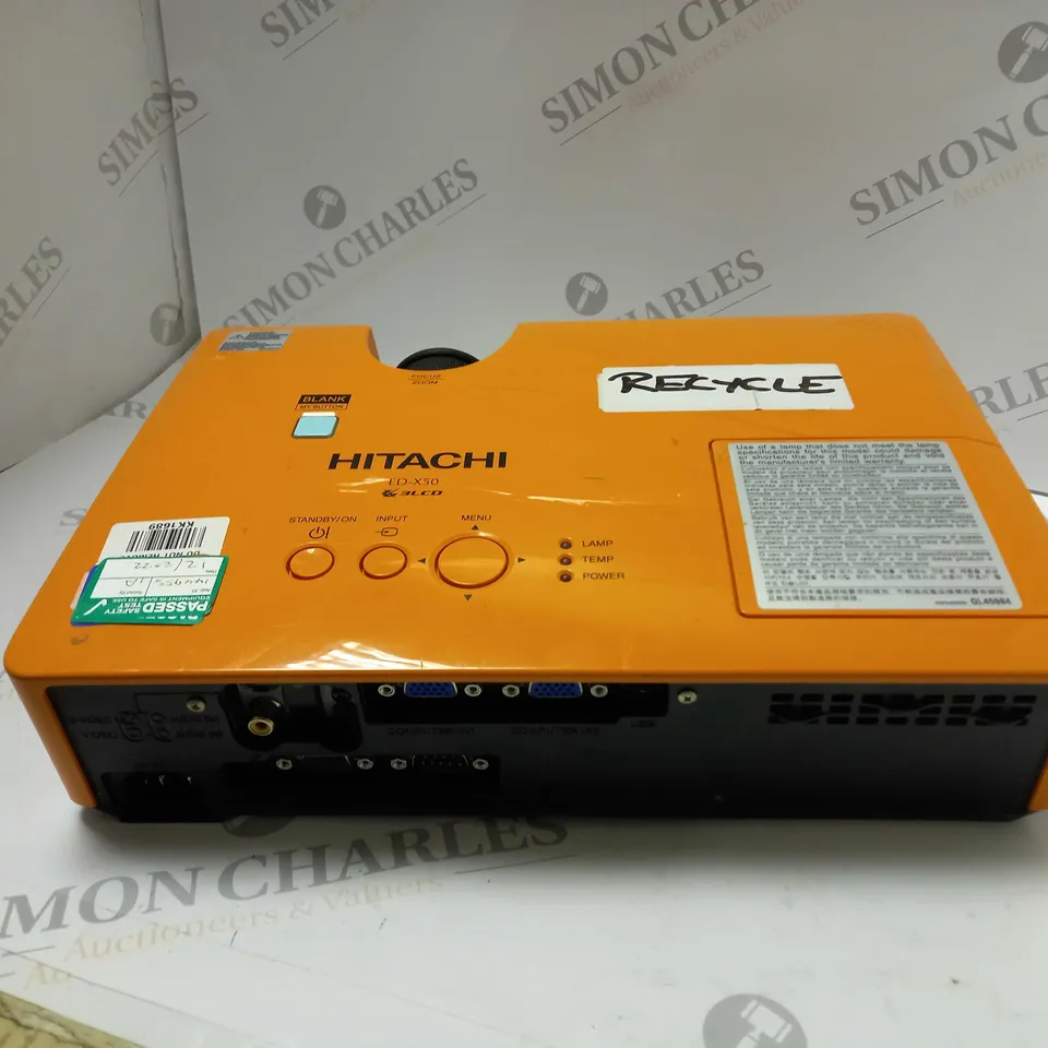 HITACHI ED-X50 3LCD PROJECTOR 