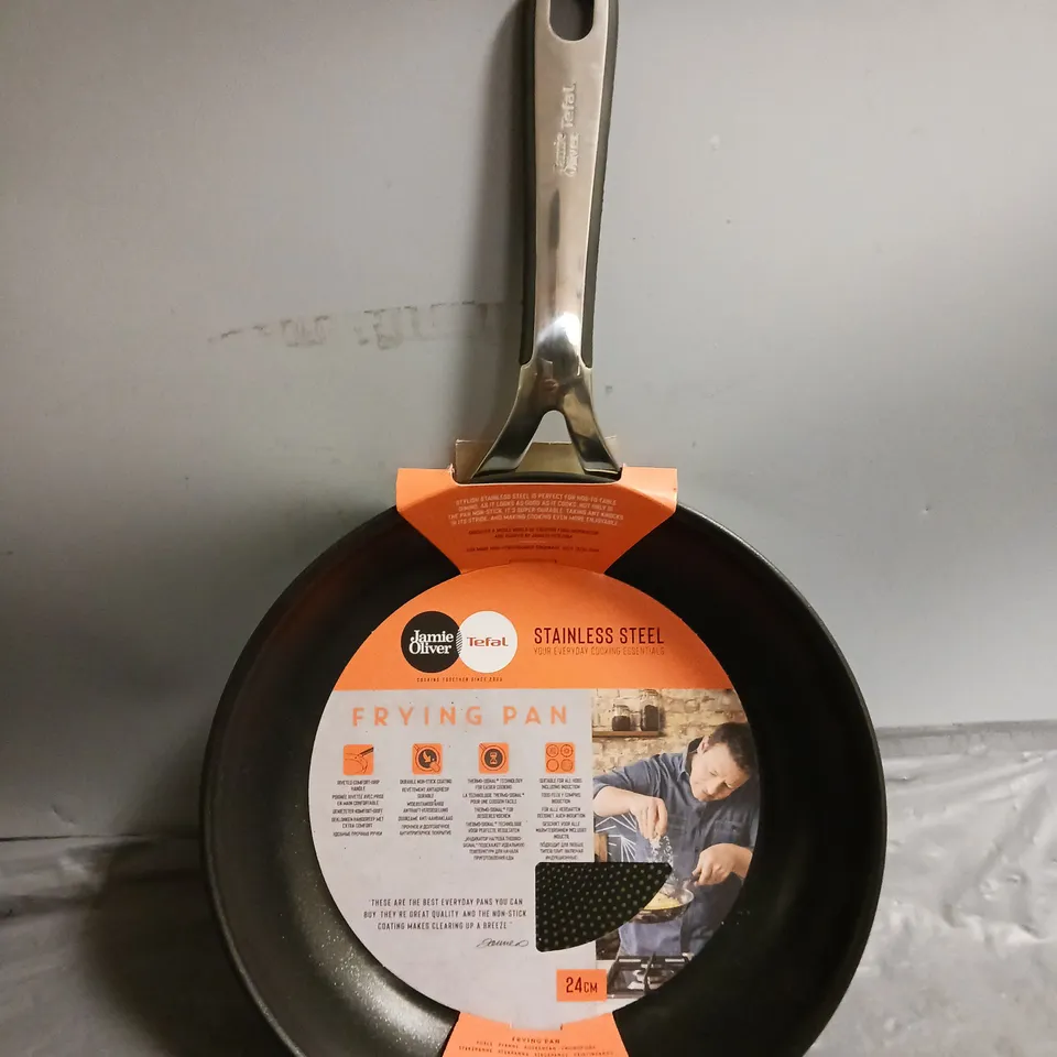 JAMIE OLIVER TEFAL STAINLESS STEEL FRYING PAN