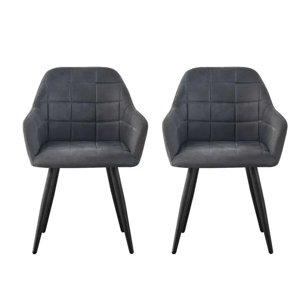 BOXED PAIR ALIAUNA TUFTED ARMCHAIRS (SET OF 2 IN 1 BOX)