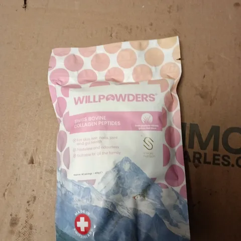WILLPOWDERS SWISS BOVINE COLLAGEN PEPTIDES – 400G