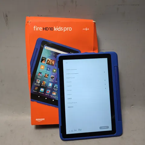 BOXED AMAZON FIRE HD 10 KIDS PRO TABLET