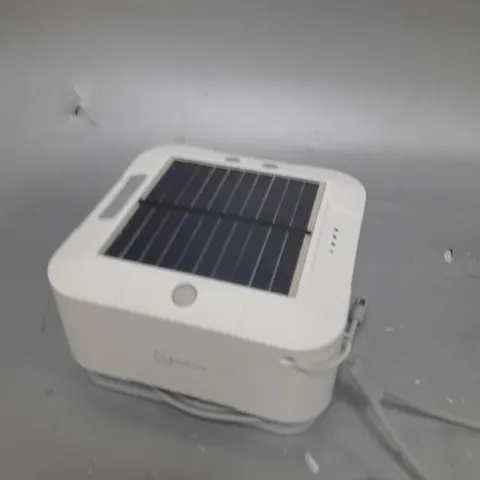 AURAGLOW WHITE USB & SOLAR RECHARGEABLE STRING LIGHTS