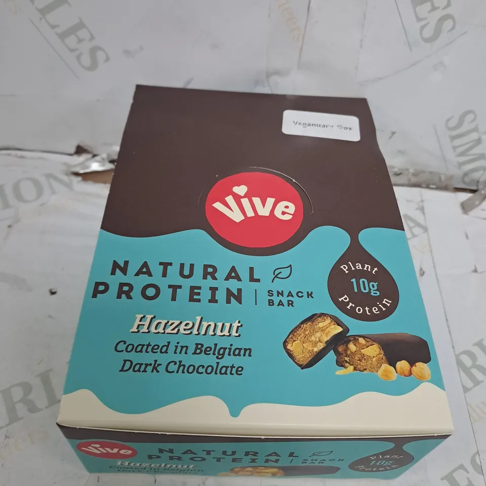 VIVE NATURAL PROTEIN SNACK BAR 12X49G