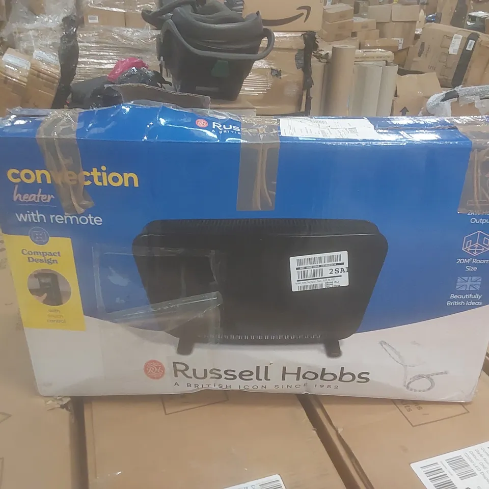 BOXED RUSSELL HOBBS 2KW DIGITAL TOUCH PANEL CONVECTION HEATER - BLACK