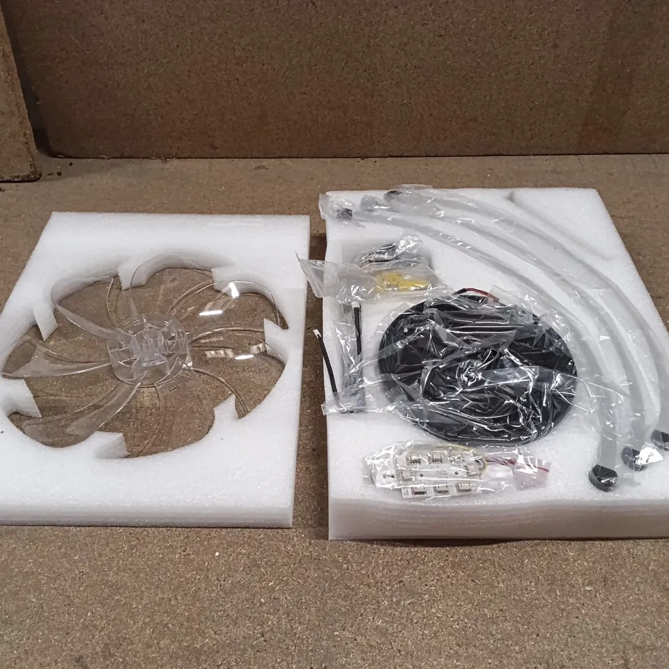 BOXED SEGMENTED ALUMINIUM FAN LIGHT