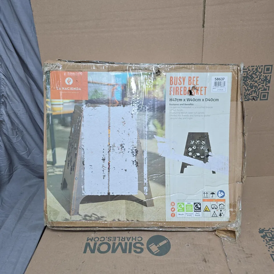 LA HACIENDA BUSY BEE FIREBASKET BOXED