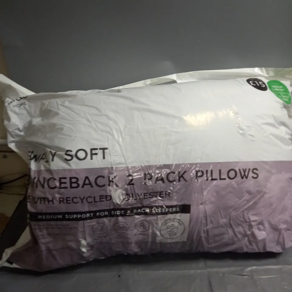 SIMPLY SOFT BOUNCEBACK 2 PACK PILLOWS