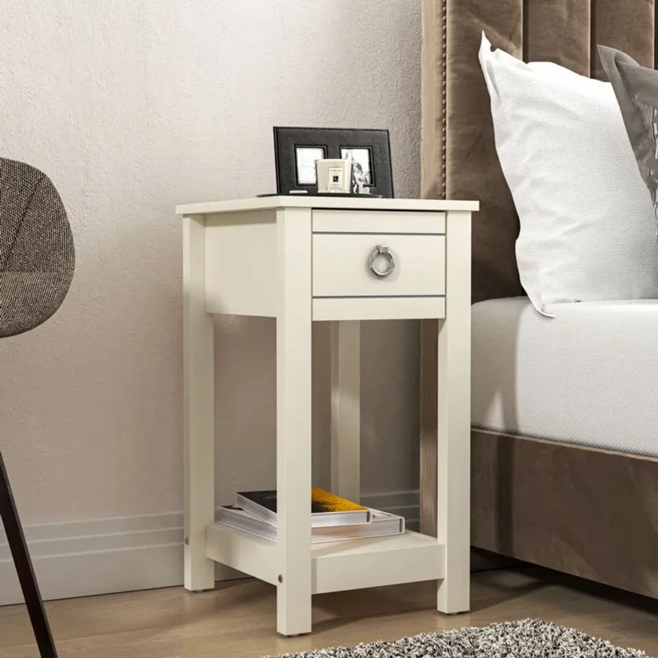BOXED KYVEN BEDSIDE TABLE