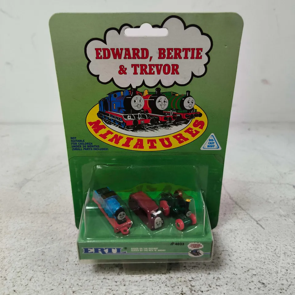 ERTL THOMAS & FRIENDS EDWARD, BERTIE & TREVOR MINIATURE DIE-CAST SET 