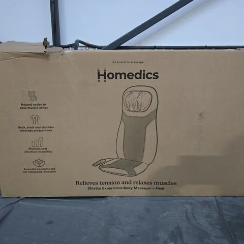 HOMEDICS SHIATSU BODY MASSAGER + HEAT – BOXED